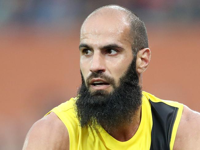 AFL  - Saturday, 19th September, 2020 - Adelaide Crows v Richmond at the Adelaide Oval. Richmond's Bachar Houli Picture: Sarah Reed