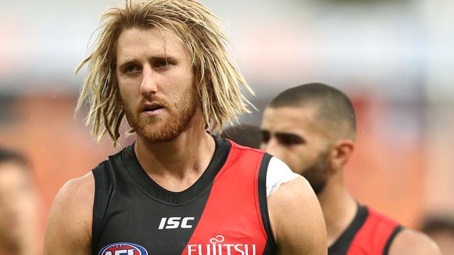 Essendon skipper Dyson Heppell after the loss.