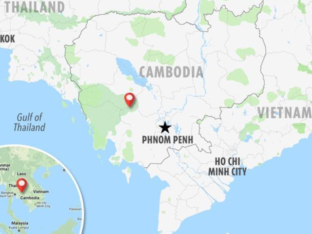 Amateur sleuths have found two potential MH370 crash sites just 16km apart in the Cambodian jungle which they say merit further investigation. Picture: Supplied