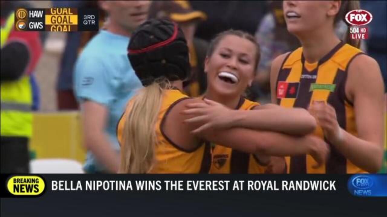 Hawks claim sixth straight win in AFLW