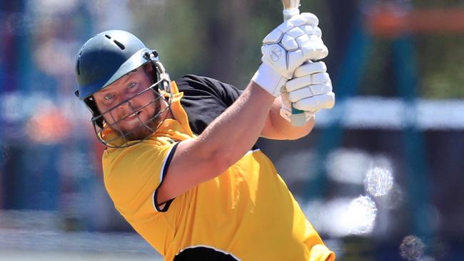 South West batsman Johno Benallack made 100 against Bellarine. Picture: Mark Wilson