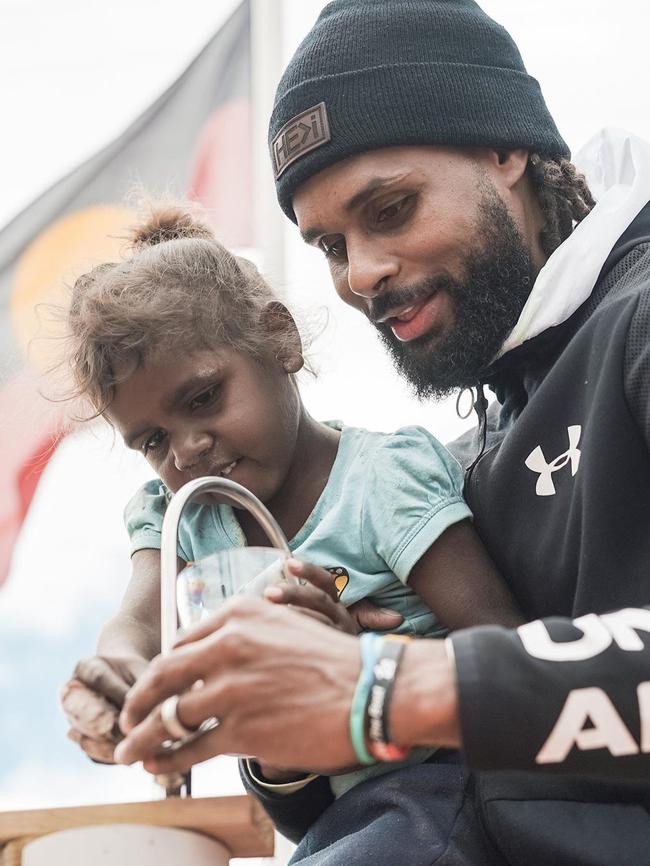 Patty Mills is a true blue legend. Picture: balapat/Instagram