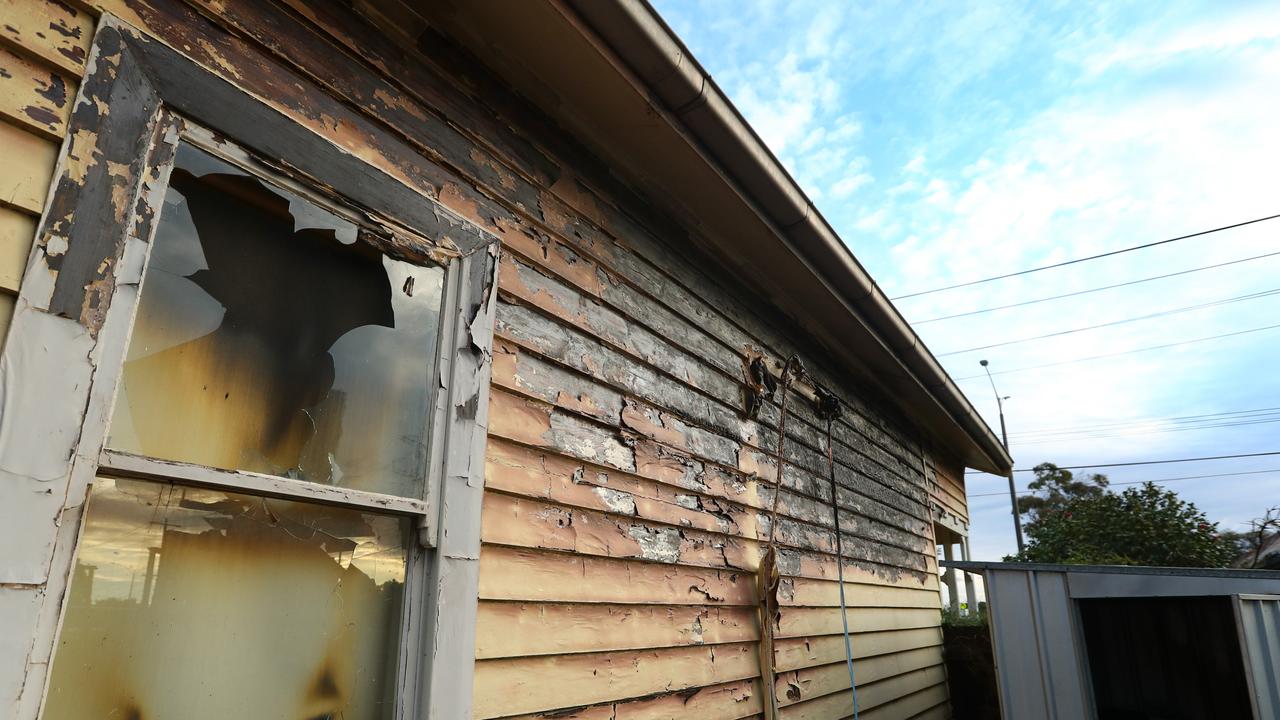 Mr Towan’s house was damaged. Picture: Alison Wynd.