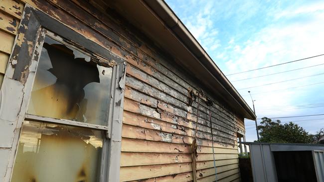 Mr Towan’s house was damaged. Picture: Alison Wynd.