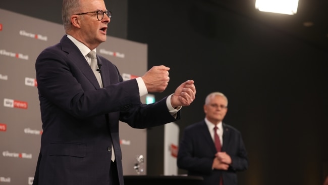 Mr Marles' comments contradicted those of his leader who described Mr Morrison's failure to intervene in the Solomon Islands deal as the "most incompetent government on national security since World War II". Picture: Jason Edwards - Pool/Getty Images