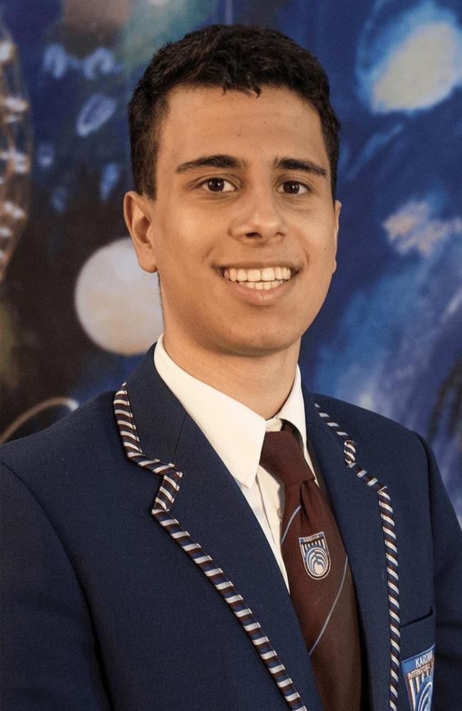 Kardinia International College student Benjamin Beladi