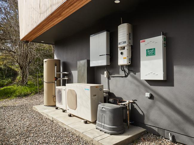 The brains of the Turnbull's sustainable home in Aldgate, that will be open to the public on Sustainable Housing Day on September 15th, Saturday, Aug. 17, 2019. Picture: MATT LOXTON