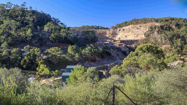 White Rock Quarry, which is right next to Horsnell Gully Conservation Park. Picture: Russell Millard