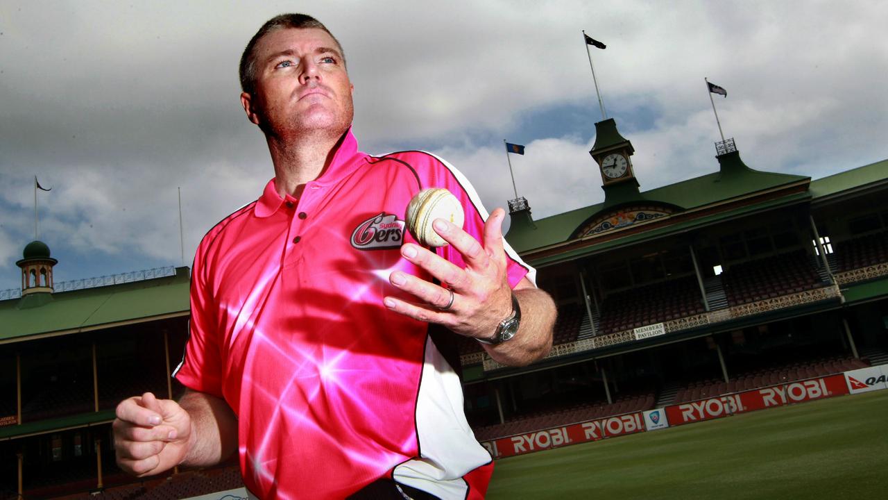 Cricketer Stuart MacGill, who is playing this season with the Sydney Sixers, pictured at the SCG in Sydney.