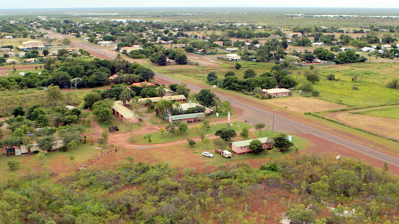 Aerial views of Normanton in north Queensland. Picture: Mark Cranitch