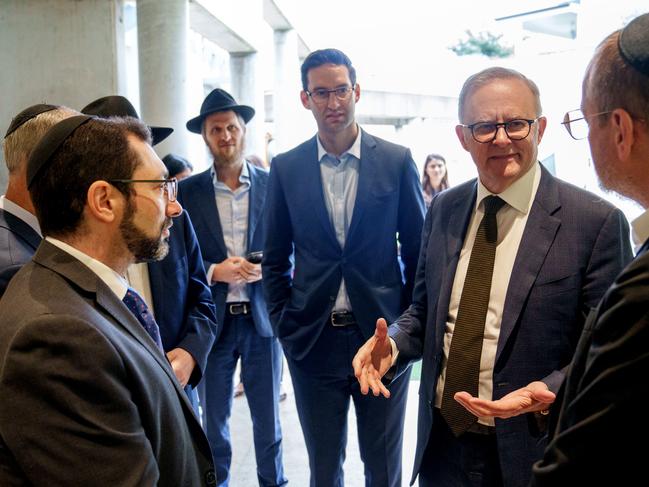 Prime Minister Anthony Albanese meets with Jewish Australians and Rabbinical Councils from across the country this morning. picture - PMO