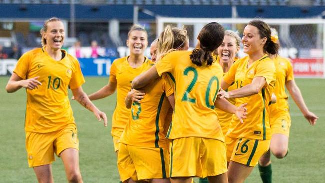 Matildas triumph at the Tournament of Nations in the U.S. earlier this year