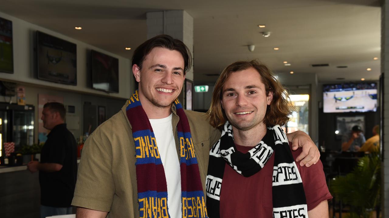 Matt Higgs and Tyler McLeod. AFL GF in Geelong.