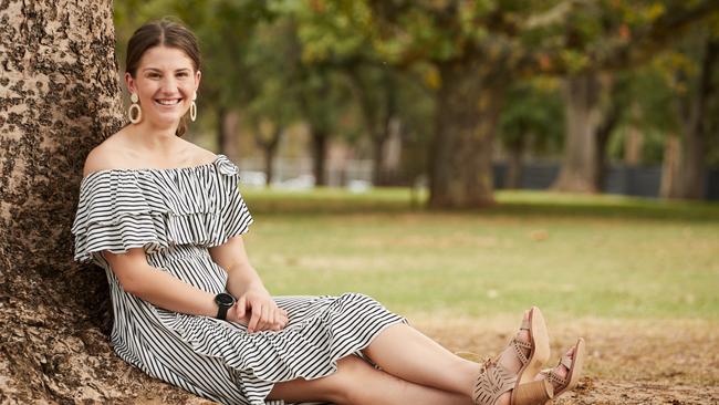 Ella Schultz from Loxton High School was one of the top Year 12 students from a country high school in 2018, receiving an ATAR of 96 and a commendation from the Governor. Picture: Matt Loxton