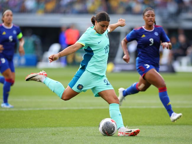 Sam Kerr’s dad has confirmed she won’t make an unlikely Olympic bid. Picture: James Worsfold/Getty Images