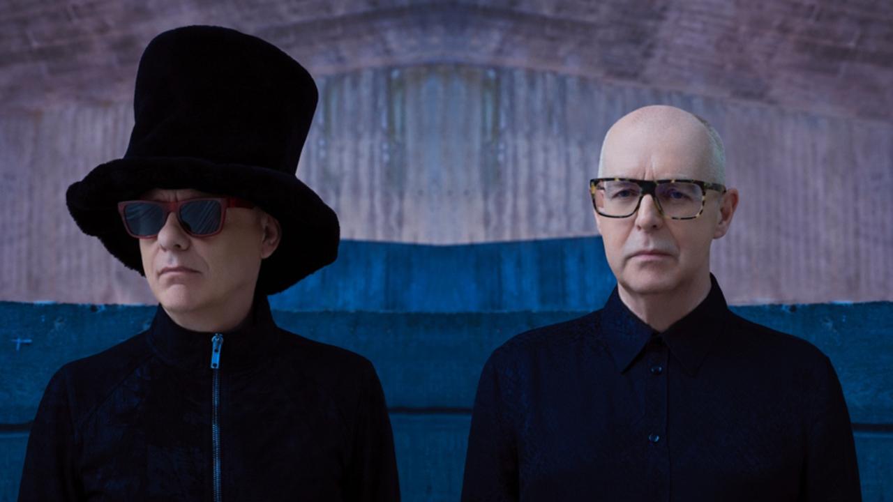 The Pet Shop Boys, L-R: Chris Lowe and Neil Tennant.