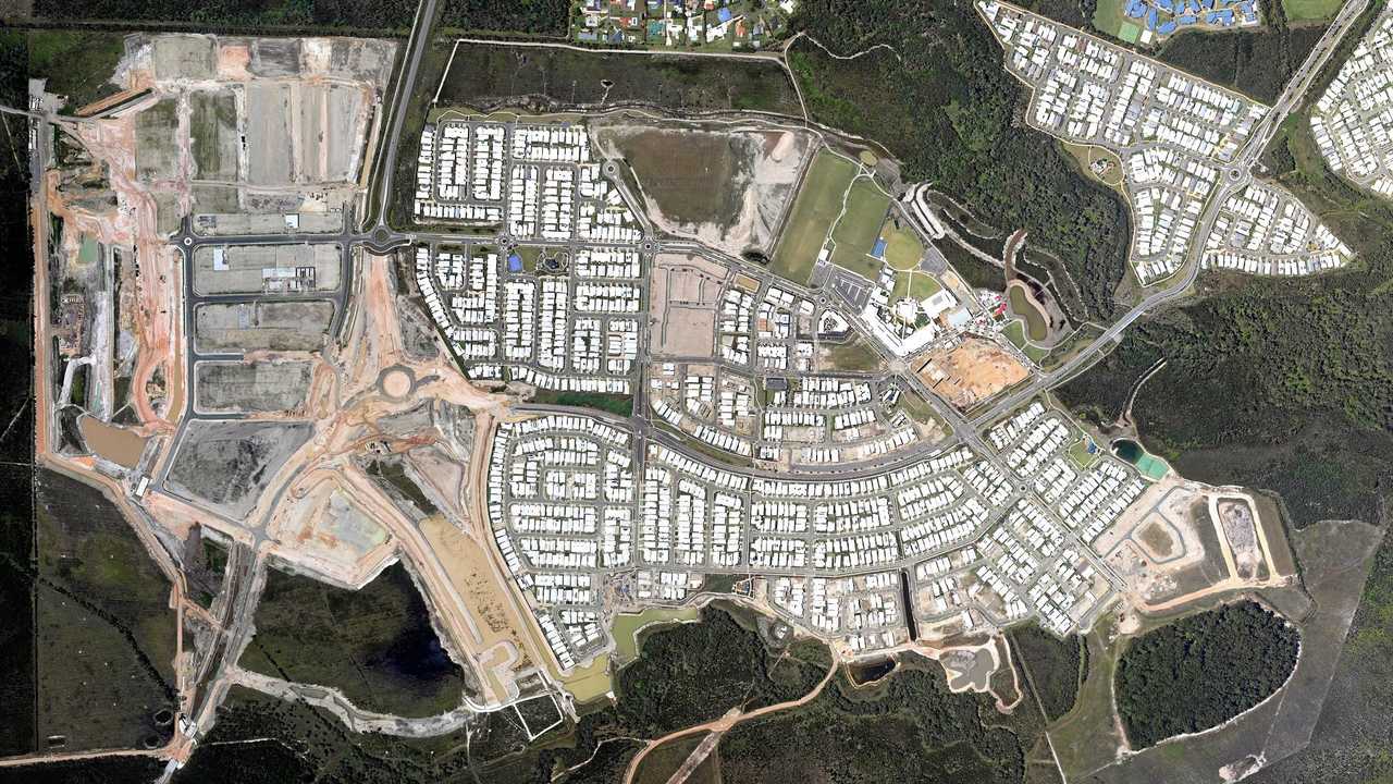 Aerial shots of Aura taken in January 2019. Picture: Contributed