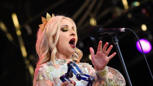 Kate Miller-Heidke had given Montaigne all the Eurovision advice before the comp was cancelled. Picture: Supplied.