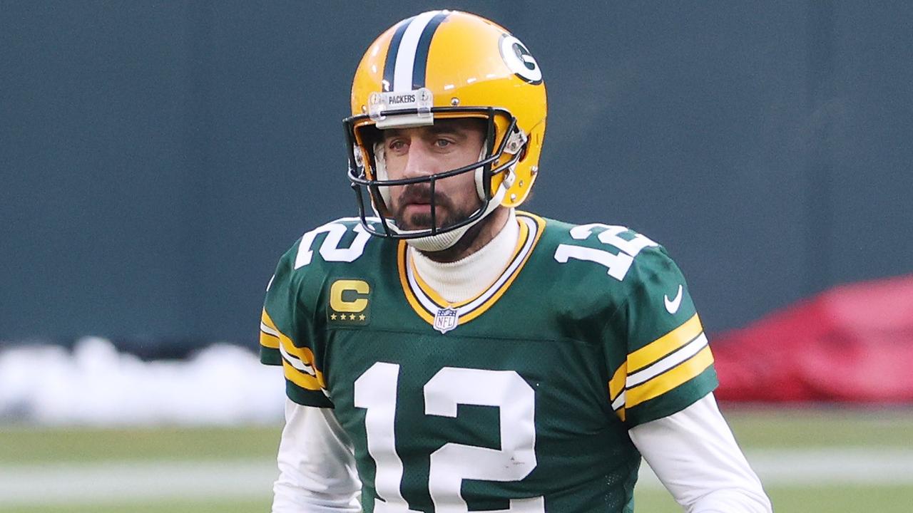 Aaron Rodgers could be on his way out of Green Bay. (Dylan Buell/Getty Images/AFP)