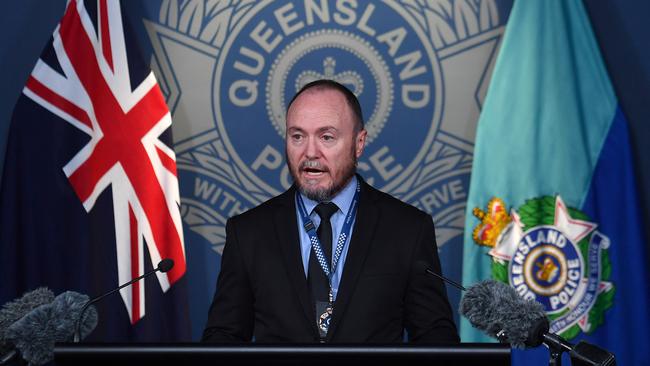 Detective Acting Superintendent Vince Byrnes from the Financial and Cyber Crime Group urged residents to be vigilant when receiving phone calls from people asking for money or personal details. Picture: NewsWire / John Gass