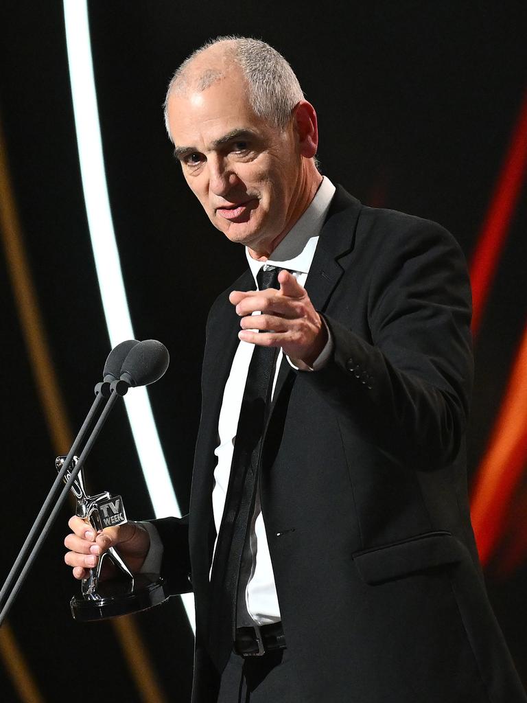 Rob won a Logie on Sunday. Picture: James Gourley/Getty