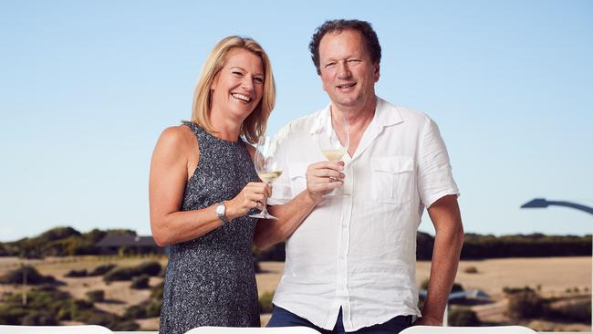 Nikki and Doug Govan at The Star of Greece in Port Willunga. Picture: Matt Loxton