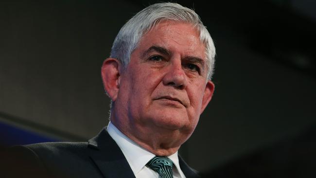 Minister for Indigenous Australians Ken Wyatt during his address to the National Press Club in Canberra. Picture: Kym Smith