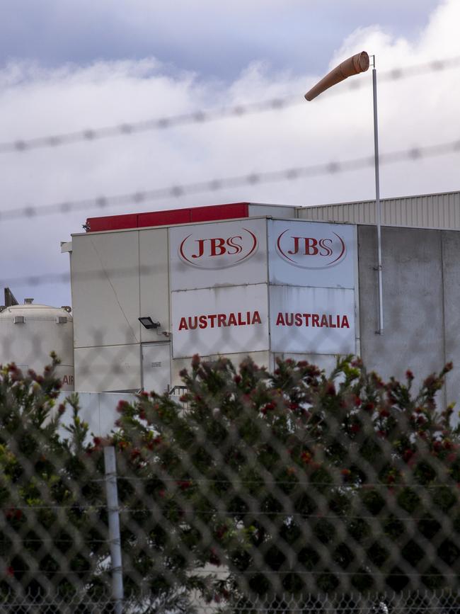 The JBS Abattoir in Melbourne. Picture: Wayne Taylor