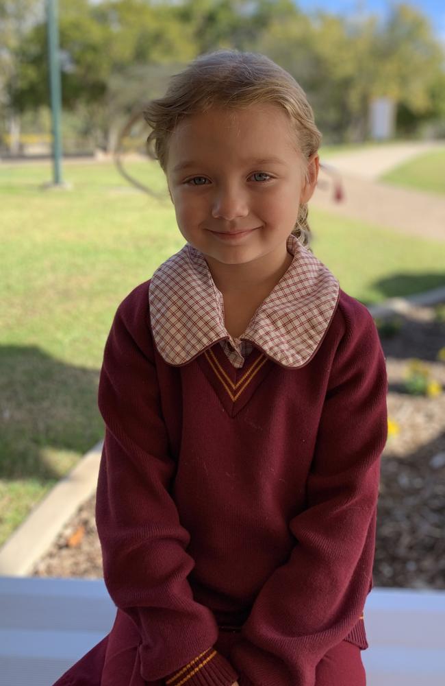 Casey, 5, of Moreton Bay College.