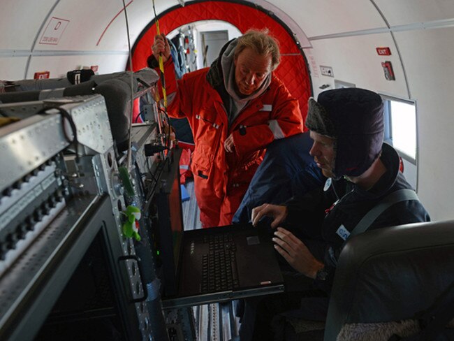 Real-time research ... The scientists who discovered the mysterious ice ring have been “startled” by the rapid, in-depth response to their find on Facebook. Source: International Polar Foundation / Jos Van Hemelrijck