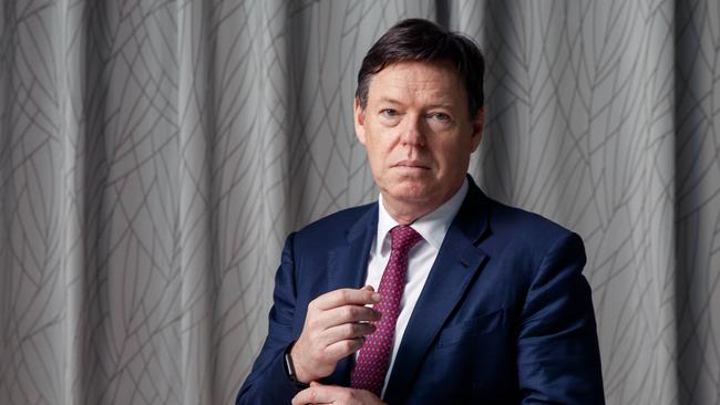 17-01-2025. Star Entertainment chief executive Steve McCann. McCann has been locked in talks all week with banks and government with the casino operator facing a deeply uncertain future. Picture: Max Mason-Hubers / The Australian