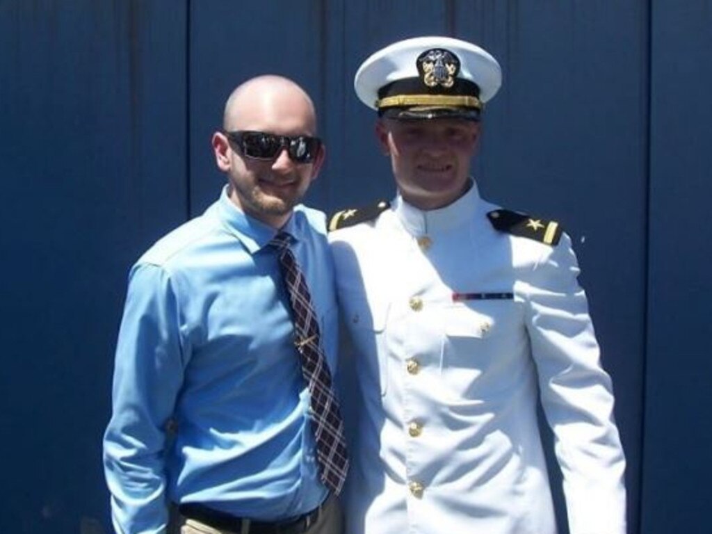 Joshua Kaleb Watson (right), the first victim identified from the Pensacola shooting. Picture: Facebook