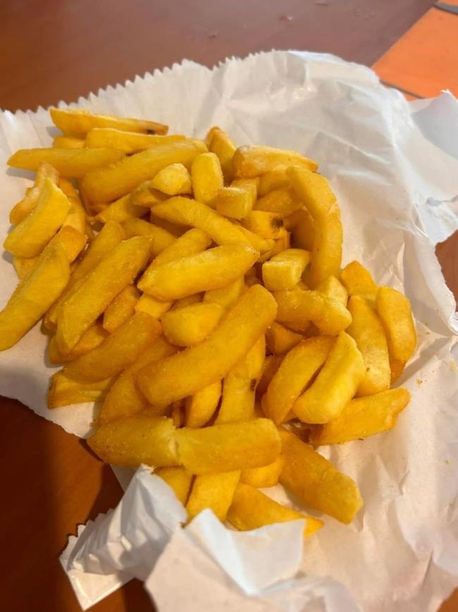 The “family size chips”, according to the photo. Picture: Facebook