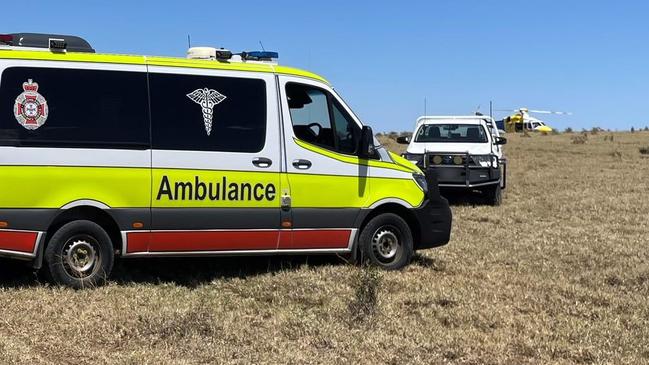 A Woman in her 20s has been flown following a 'serious' fall off a horse near Roma (Photo: LifeFlight)