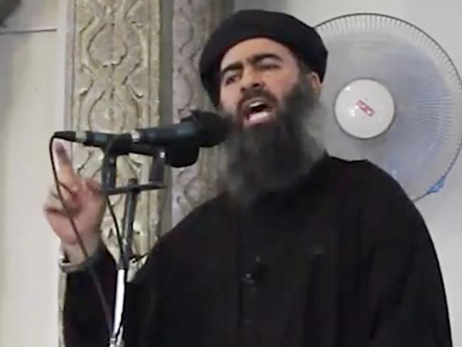 Nominated ... ISIS leader Abu Baker al Baghdadi. Picture: Supplied