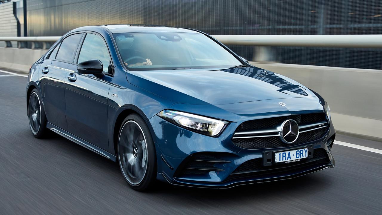 The A35 comes in sedan or hatch body styles