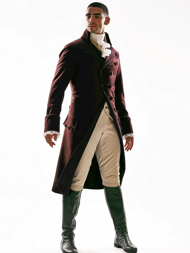 Lyndon Watts as Aaron Burr. Pictures: Daniel Boud