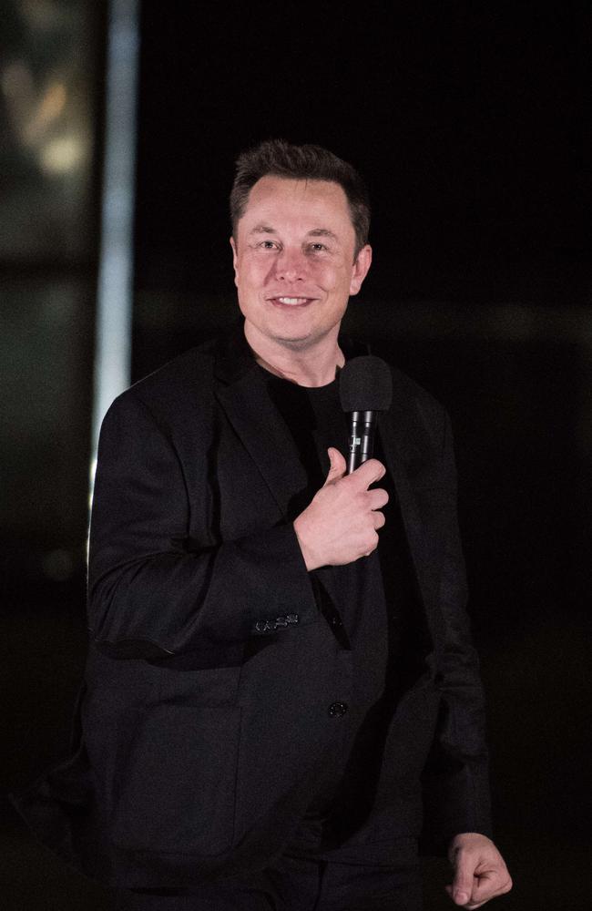 Musk said it’s essential for the viability of space travel to be able to reuse spacecraft. Picture: Getty Images/AFP