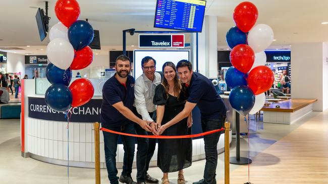 Currency exchange operator New Travelex has opened a store site in the Cairns Airport domestic terminal. Photo: Supplied.