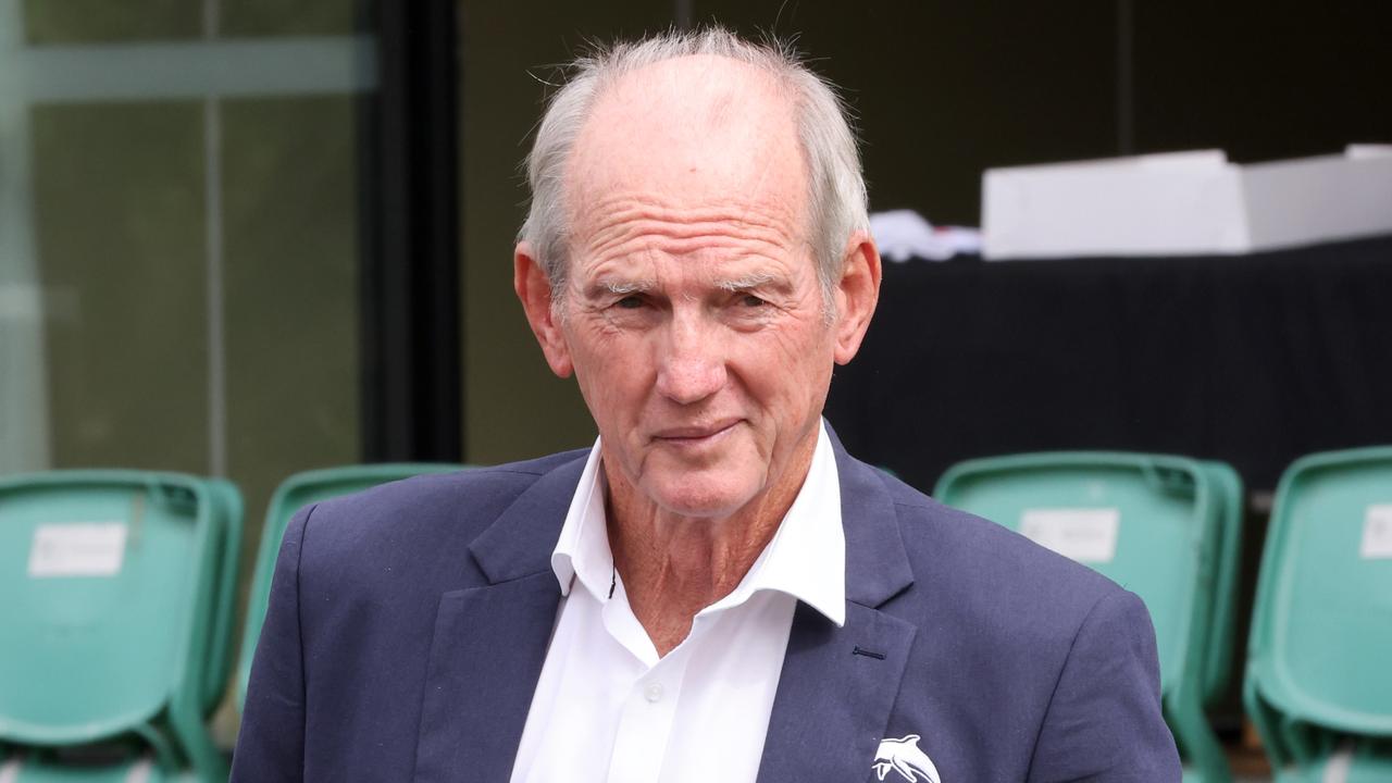 Wayne Bennett isn’t looking desperate. Photo Steve Pohlner.