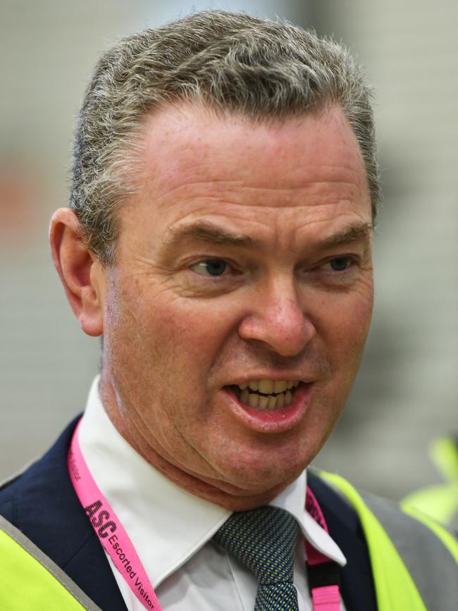 Australian Minister for Defence Industry and part time Minister for Talking Up Anthony Albanese Christopher Pyne. Picture: AAP