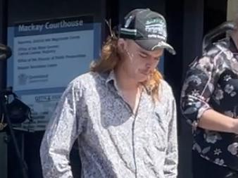 Isaac Allan Comber leaving Mackay Courthouse on Wednesday, May 15, 2024. Photo: Zoe Devenport