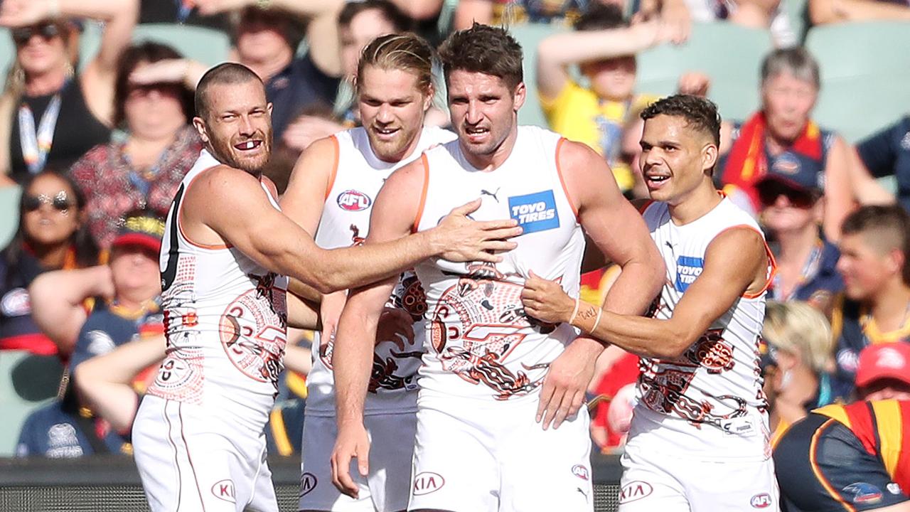 The Giants were too good for the Crows (Photo by Sarah Reed/AFL Photos via Getty Images).