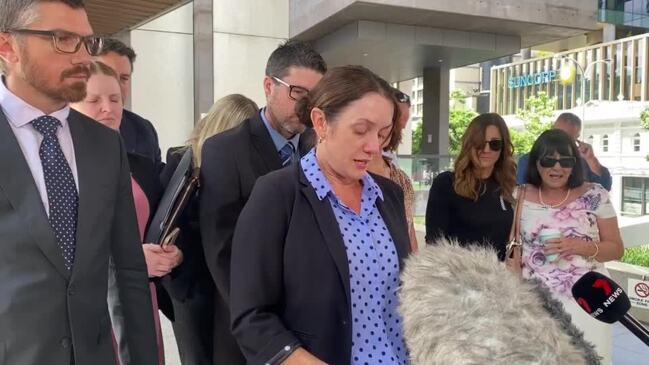 Brett Forte's widow Susie speaks after inquest findings handed down