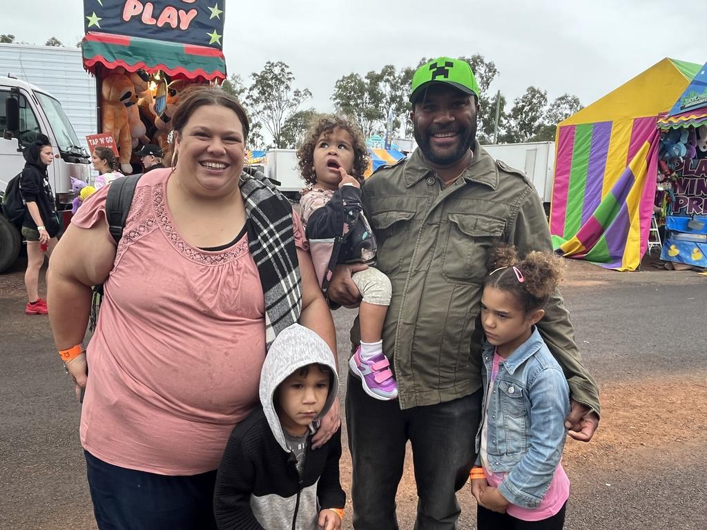 Families were all smiles at the Fraser Coast Show.