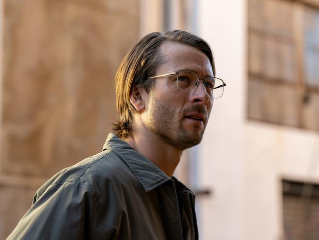 Glen Powell in Hit Man. Picture: Brian Roedel