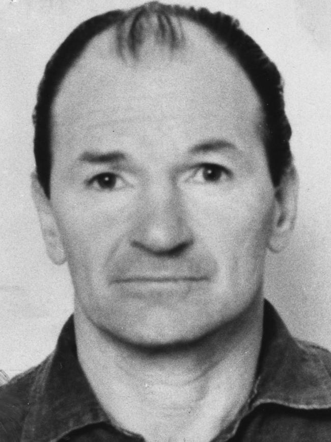 A mugshot of Vincent O'Dempsey in 1983