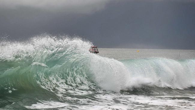 The yachtsman had to be rescued from hazardous conditions near Portsea. Picture: File