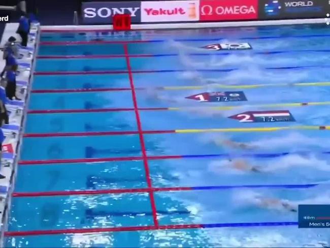 50m freestyle world record shattered in under 20 seconds