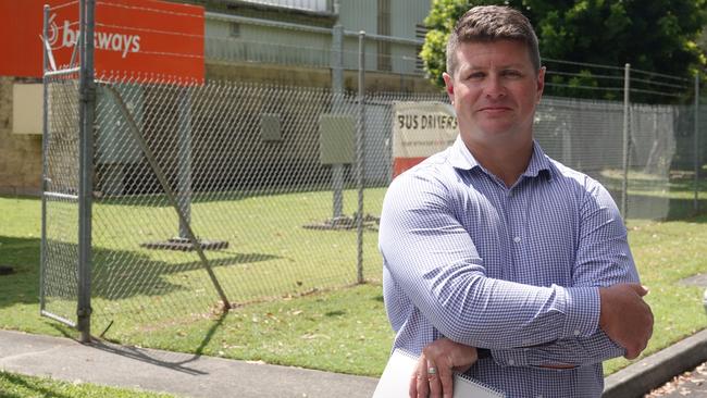 City of Coffs Harbour transport and open spaces group leader Daniel Noble says O’Keefe drive is floor-prone, as it lacks drainage and runs alongside Newports Creek. Picture: Chris Knight